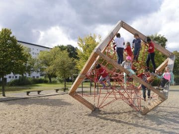 modern outdoor play structures