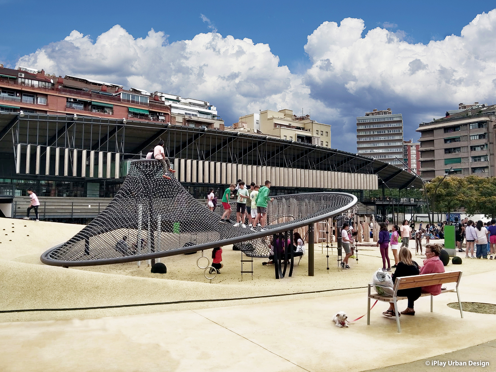 Artikelbild von Plaza del Canòdrom in Barcelona, Spanien